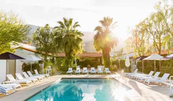 Alcazar’s salt water purified pool in the daytime