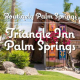 A screenshot from the Boutiquely Palm Springs video tour of the Triangle Inn Palm Springs