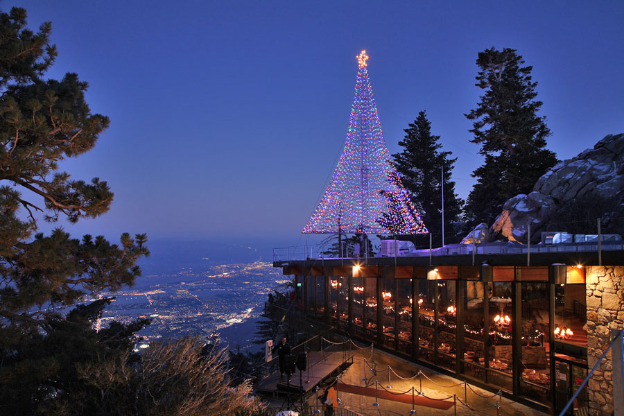 Palm Springs Tram Christmas Tree