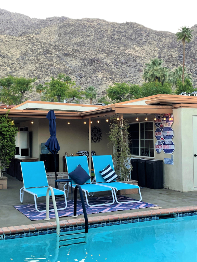 Old Ranch Inn at Dusk in Palm Springs. Photo Credit: Brittany Ryan