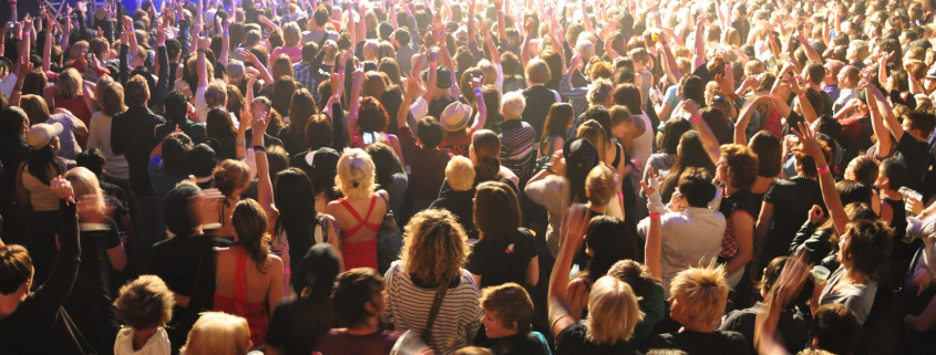 Hundreds of women in the audience at a concert at The Dinah in Palm Springs