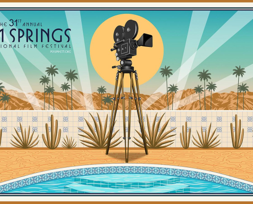 The logo for the 2020 Palm Springs International Film Festival