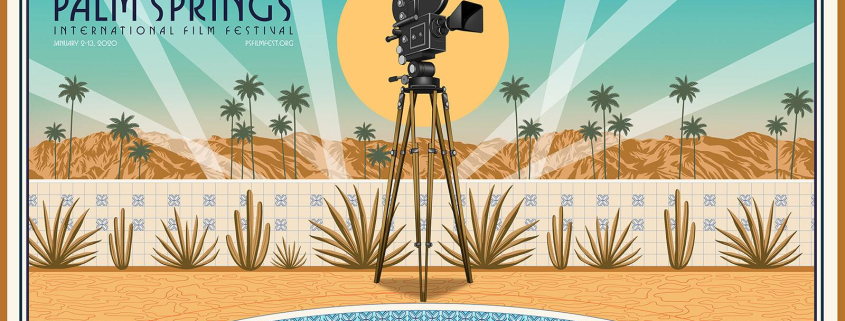 The logo for the 2020 Palm Springs International Film Festival