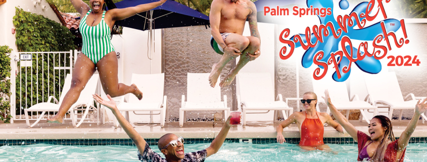 Summer Splash 2024 jumping into pool